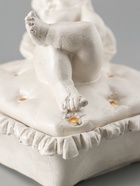 УЦЕНКА Шкатулка "Ангел лежит на животе" 9х9х9 см, перламутр 10967025