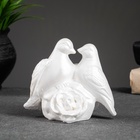 УЦЕНКА Фигура "Голуби" перламутровый, 12х12х7см 10967026