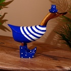 УЦЕНКА Сувенир "Уточка в синем" дерево 25х7х25 см 10967034