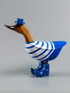 УЦЕНКА Сувенир "Уточка в синем" дерево 25х7х25 см 10967034