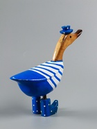 УЦЕНКА Сувенир "Уточка в синем" дерево 25х7х25 см 10967034