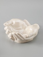 УЦЕНКА Подставка для мелочей "Ладони" перламутр, 15х16х7см 10967049