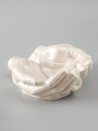 УЦЕНКА Подставка для мелочей "Ладони" перламутр, 15х16х7см 10967049