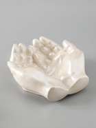 УЦЕНКА Подставка для мелочей "Ладони" перламутр, 15х16х7см 10967049