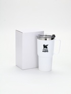 Термокружка «Стань бодрее», 500 мл, белая 10900642