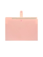 Папка А4, 5 отделений, Calligrata, 600 мкм, на кнопке, розовая, матовая - Фото 8