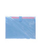 Папка А4, 5 отделений, Calligrata, 600 мкм, на кнопке, голубая, матовая - Фото 10