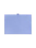 Папка А4, 5 отделений, Calligrata, 600 мкм, на кнопке, сиреневая, матовая - Фото 9