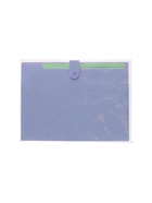 Папка А4, 5 отделений, Calligrata, 600 мкм, на кнопке, сиреневая, матовая - Фото 10