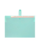 Папка А4, 5 отделений, Calligrata, 600 мкм, на кнопке, зеленая, матовая - Фото 8