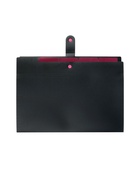 Папка А4, 5 отделений, Calligrata, 600 мкм, на кнопке, черная, матовая 10919357 - фото 7493064