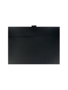 Папка А4, 5 отделений, Calligrata, 600 мкм, на кнопке, черная, матовая - Фото 5