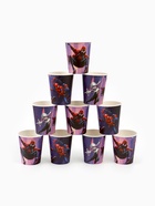 Стакан одноразовый 250 мл, набор 10 шт., Человек Паук - Фото 3