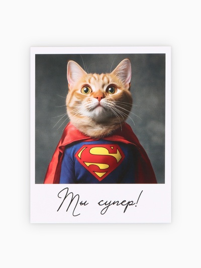 Открытка - комплимент «Ты супер», 8×10 см