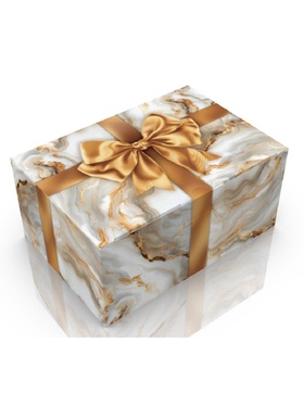 Коробка складная «Золотой бант», 22×15×10 см