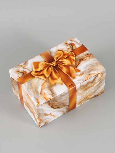 Коробка складная «Золотой бант», 22×15×10 см