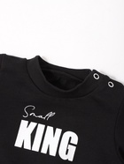Комплект для мальчика, (джемпер, брюки, шапочка) «Крошка Я» Small King, рост 62-68, чёрный - Фото 6