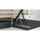 Кровать двуспальная «Милана», с подъёмным механизмом, спальное место 1600×2000 мм, велюр, цвет светло – серый 10953253 - фото 3918526