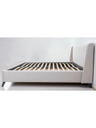 Кровать двуспальная «Меллиса», с подъёмным механизмом, спальное место 1600×2000 мм, велюр, цвет светло – бежевый 10953255