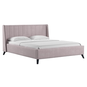 Кровать двуспальная «Меллиса», с подъёмным механизмом, спальное место 1600×2000 мм, велюр, цвет ява 10953256