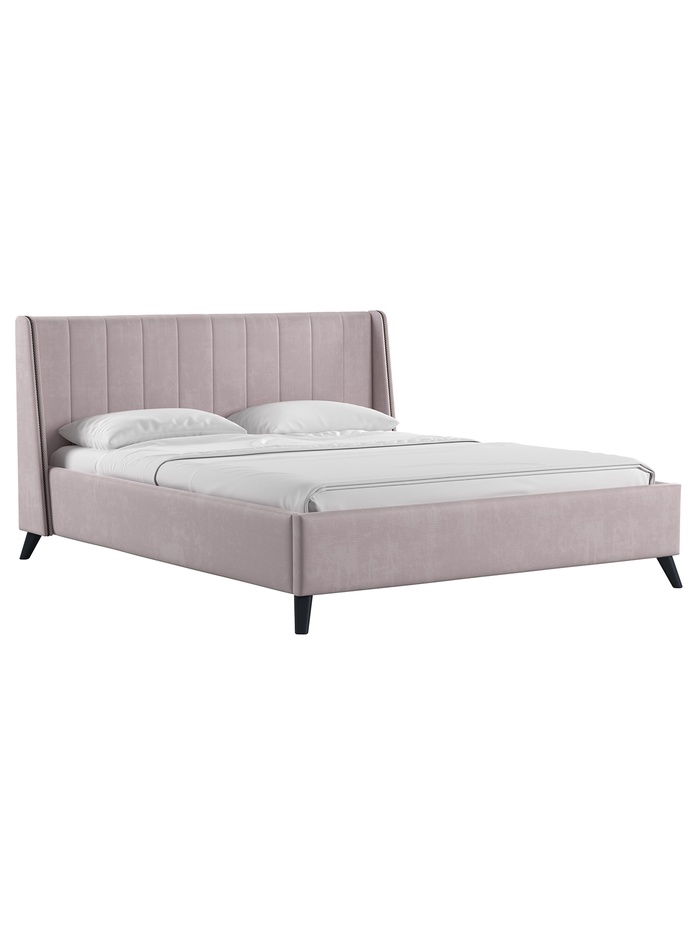 Кровать двуспальная «Меллиса», с подъёмным механизмом, спальное место 1600×2000 мм, велюр, цвет ява - Фото 1