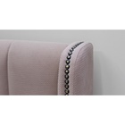 Кровать двуспальная «Меллиса», с подъёмным механизмом, спальное место 1600×2000 мм, велюр, цвет ява 10953256 - фото 3918544