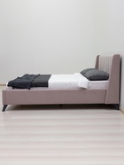 Кровать двуспальная «Меллиса», с подъёмным механизмом, спальное место 1600×2000 мм, велюр, цвет ява  (артикул 10953256)  большой выбор товаров оптом и в розницу по низким ценам с доставкой