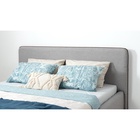 Кровать двуспальная «Миа», с подъёмным механизмом, спальное место 1600×2000 мм, рогожка, цвет серый 10953257 - фото 3918548