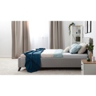 Кровать двуспальная «Миа», с подъёмным механизмом, спальное место 1600×2000 мм, рогожка, цвет серый 10953257 - фото 3918549