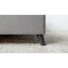 Кровать двуспальная «Миа», с подъёмным механизмом, спальное место 1600×2000 мм, рогожка, цвет серый 10953257 - фото 3918550