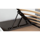 Кровать двуспальная «Миа», с подъёмным механизмом, спальное место 1600×2000 мм, рогожка, цвет серый 10953257 - фото 3918551