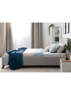 Кровать двуспальная «Миа», с подъёмным механизмом, спальное место 1600×2000 мм, рогожка, цвет серый - Фото 8