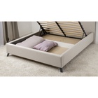 Кровать двуспальная «Миа», с подъёмным механизмом, спальное место 1600×2000 мм, рогожка, цвет бежевый 10953258 - фото 3918555