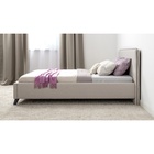 Кровать двуспальная «Миа», с подъёмным механизмом, спальное место 1600×2000 мм, рогожка, цвет бежевый 10953258 - фото 3918557