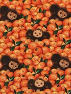 Бумага упаковочная глянцевая двусторонняя «Чебурашка», 70 ? 100 см (комплект 10 шт) - фото 64216693