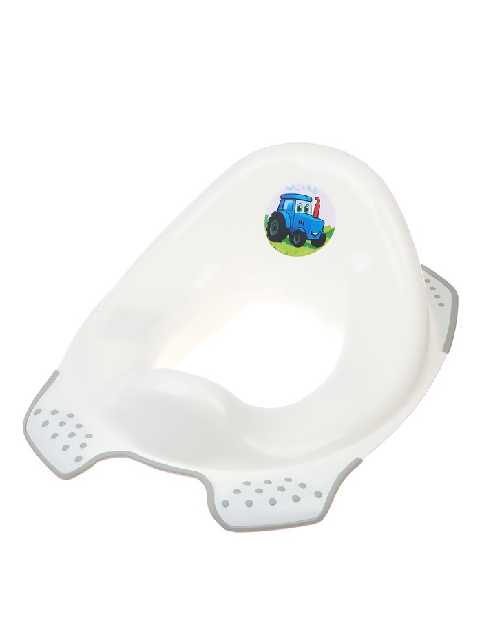 Сиденье для унитаза «Трактор», белое - Фото 1