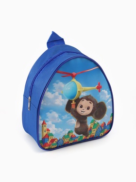 Рюкзак детский «Город» 21×23×10 см, Чебурашка