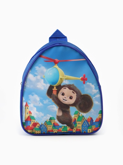Рюкзак детский «Город» 21×23×10 см, Чебурашка