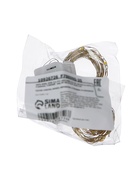 Гирлянда «Нить» 3 м, роса, IP20, серебристая нить. 30 LED, от батареек AG13×3, 3 режима, свечение тёплое белое - Фото 6