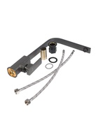 УЦЕНКА Смеситель для кухни ZEIN Z3762, однорычажный, высота излива 34 см, графит - Фото 6