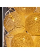 УЦЕНКА НИТЬ DCR. 5 м, с насад. "Клубки БЕЛОСНЕЖНЫЕ" 6 см, IP20, LED-20-220V, фикс, Т/БЕЛЫЙ 1096770 - Фото 9