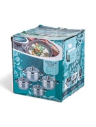 УЦЕНКА Набор кастрюль «Гретта» 4 предмета: кастрюли 1.8 л/2.5 л/3.4 л/4.5 л, нержавеющая сталь, AISI - 201 - Фото 21