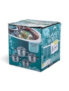 УЦЕНКА Набор кастрюль «Гретта» 4 предмета: кастрюли 1.8 л/2.5 л/3.4 л/4.5 л, нержавеющая сталь, AISI - 201 - Фото 22