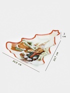 Блюдо сервировочное новогоднее Доляна «Московкий мишка», 24.5×24.7×2 см, стекло, белое - фото 7729739