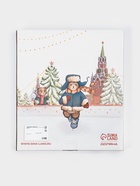 Блюдо сервировочное новогоднее Доляна «Московкий мишка», 24.5×24.7×2 см, стекло, белое - фото 63232473