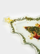 Блюдо сервировочное новогоднее Доляна «Новогодние зверята», 24.5×24.7×2 см, стекло, белое - фото 7729745