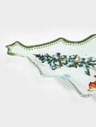 Блюдо сервировочное новогоднее Доляна «Зверьки в лесу», 24.5×24.7×2 см, стекло, белое - Фото 4