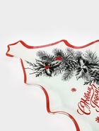 Блюдо сервировочное новогоднее Доляна «С Новым Годом», 24.5×24.7×2 см, стекло, белое - фото 7729753