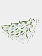 Блюдо сервировочное новогоднее Доляна «Ёлочка», 24.5×24.7×2 см, стекло, белое - фото 7729755