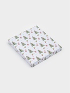 Блюдо сервировочное новогоднее Доляна «Ёлочка», 24.5×24.7×2 см, стекло, белое - фото 63232485